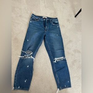 Abercrombie & Fitch Mom High Rise Jeans curve love